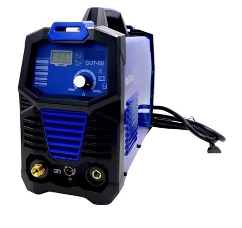ZQJYMXY Soldadora de Plasma de Aire CUT50 110-220, cortadora de Plasma de inversor de Alta frecuencia de Doble Voltaje, máquina Industrial for Corte de Metales, con Pantalla Digital LED Grande.