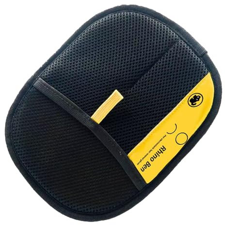 Double-Sided Electrostatic Pet Hair Remover Gloves, Reusable Grooming & Cleaning Gloves for Dogs Cats, All Pets + Furniture, Carpet, Car Seats – Anti-Static, Extra-Large (9” x 6.7”) (1)