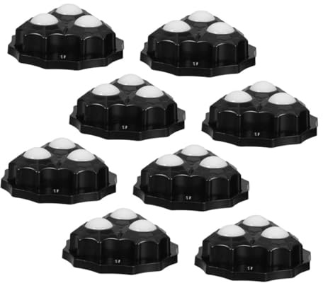 FOYTOKI 8pcs Self Adhesive Swivel Casters for Furniture Mini Caster Wheels Easy Installation for Kitchen Appliances