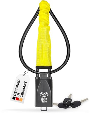 alca® Verrou de volant et boucle de ceinture d'une longueur de 67 cm