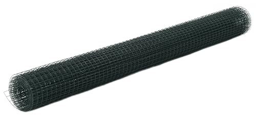vidaXL Alambrada de gallinero Acero Revestimiento PVC Verde 10x1,5 m, Cerca de Alambre, alambrada metálica, Rollo de Alambre de Malla