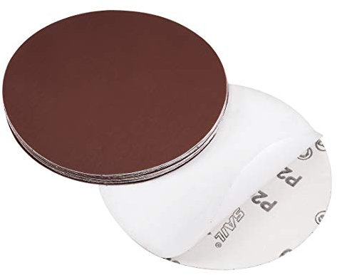 sourcing map 6 PSA Sanding Discs 2000 Grits Self Stick Aluminum Oxide Sandpaper for Random Orbital Sander Wood Metal Auto Dry Polishing 20pcs