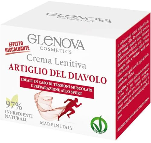 GLENOVA Cosmetics Beruhigende Wärmecreme mit Teufelskralle - Ideal bei Muskelverspannungen und Sportvorbereitung