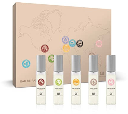 Fiilit Parfum Du Voyage, Entdeckungs-Set für Eau de Parfum – 5 x 11 ml