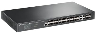 TP-Link Jetstream TL-Sg3428xf V1.6 - Switch - L2+ - Gestito - 20 X Gigabit Sfp + 4 X Combo Gigabit Sfp/rJ-45 + 4 X 10 Gigabit Sfp+ (uplink)