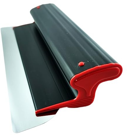Flächenspachtel 100 cm, Edelstahl | Superlexibles Blatt 0,3mm Kunstoffgriff Ultra Leicht Zum Glätten Spachteln Ergoplast