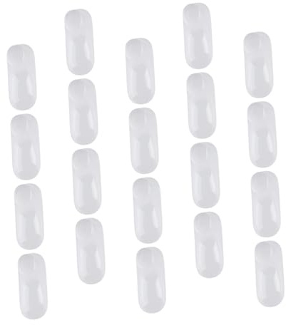 ULTECHNOVO 20 Pares Horma Transparente Moldes De Plástico Para Zapatos De Bebé Y Niños Pequeños Exhibición De Patucos Calcetines De Bebé De Polivinilo