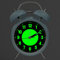 ALEENFOON Reloj Despertador de Doble Campana 4, Reloj Despertador Vintage Retro Sin Tic TAC, Reloj Despertador para Personas Mayores, Reloj Despertador Analógico con Luz Nocturna Pilas (Azul)