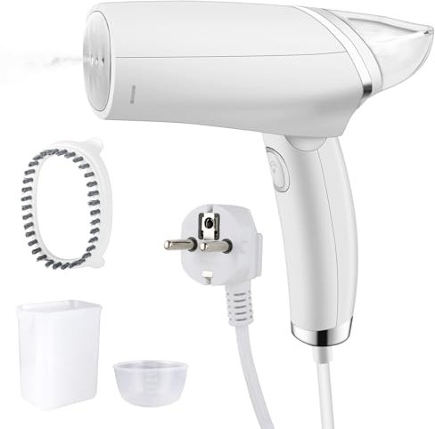 Dampfglätter, Tragbarer und Faltbarer Steamer Dampfglätter 1000W， Tragbarer Dampfglätter,Steamer Dampfglätter Reise,100ml Wassertank,Hand Reisesteamer mini handheld Travel Steamers