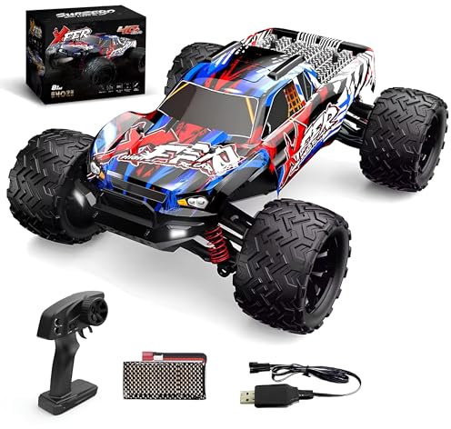 OpenRC RC ferngesteuertes Auto für jedes Terrain – 40 km/h Plus – Schnell RC Drift Car – 4x4 Ferngesteuertes Elektro-Fahrzeug Geschwindigkeit Kinder Erwachsene Mädchen Jungen – 1/18 Monster Truck