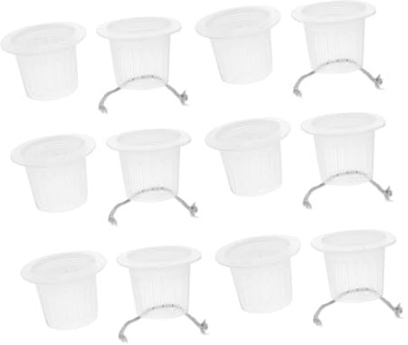 PHENOFICE Vasi Per Piante in Plastica Senza Di Contenitore Per Vivaio Sul Fondo Per Drenaggio Uniforme Leggero e Pratico Per Coltivazione Domestica