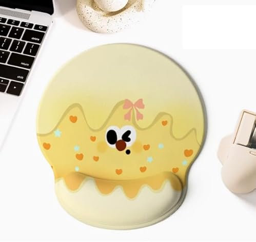 Tapis De Souris en Mousse À Mémoire De Forme avec Illustration Simple Et Mignonne