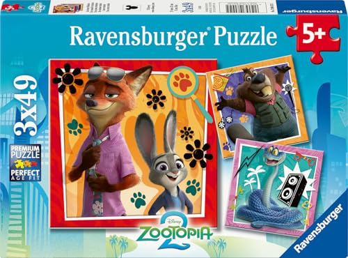 Ravensburger Puzzle Auf Neuer Mission - 3x49 Teile Puzzle ab 4 Jahre | 3x49 Teile Puzzle, Kinderpuzzle ab 5 Jahre, Ravensburger Qualität