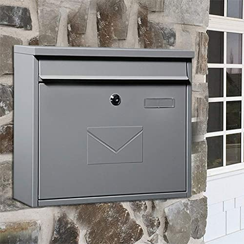Vintage Iron Outside Mural Letter Box Letterbox Mailbox Photography Props Accessories Wall Mural Bar Cafe Window Display Outdoor Letter Boxes Outdoor Home Decoration (Color : E) (E)