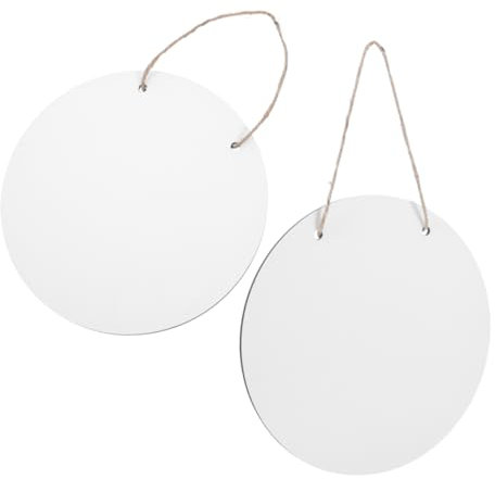 Luxshiny 2stücke Hängende Blankoschilder Für Sublimationsrohlinge Diy Türschilder Oder Plaketten Leere Ornamente Für Individuelle Gestaltung