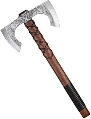 Foam Viking Axe for Halloween Costume Cosplay, Fake Axe Weapon Medieval Renaissance Accessories Props (Axe-A0034)