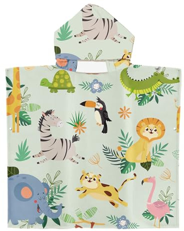 FYting Toalla Playa Bebe,Toalla Bebe Playa Piscina Niño,60x60cm (Elefante)