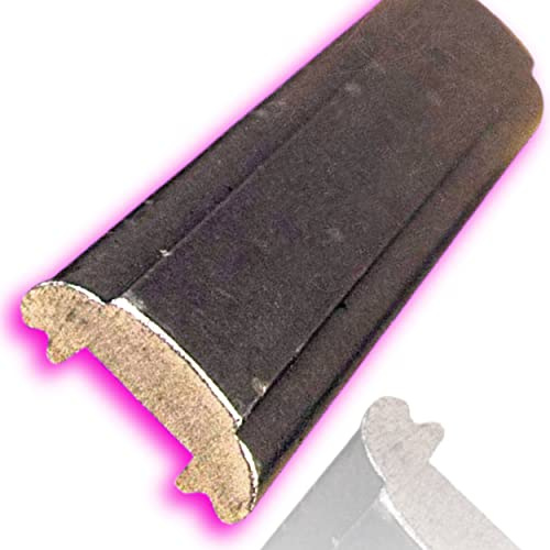 Déco Fer Forgé -MAIN COURANTE Metal Acier- 3000 mm x 40 mm- Ep 8 mm Gorge Creuse de 20- Rambarde Balustrades Escaliers Marches- Produit de qualité - Rampe Reglable- Usage Interieur Exterieur Securite