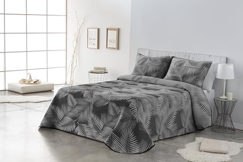VIALMAN Piumino leggero Sofia 30 Bouti per letto matrimoniale | Dimensioni del piumino 250 x 270 cm, grigio