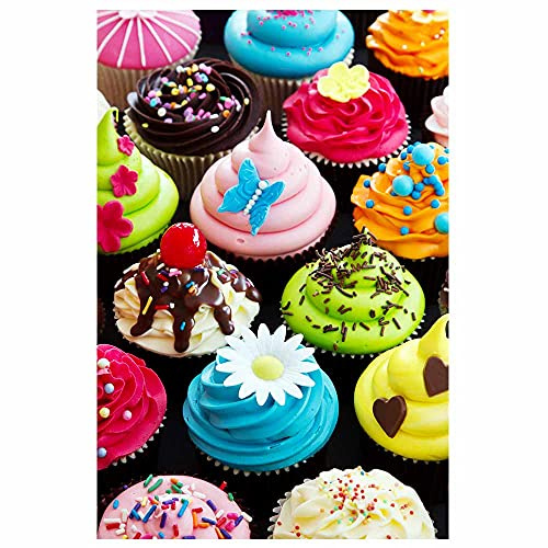 Puzzle, 500 Teile, Cupcake fishwisdom für Erwachsene und Jugendliche, Geschenkidee für Familie
