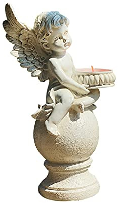 Decorazione della Statua Giardino retrò piccolo angelo decorazione ornamenti cortile giardinaggio resina artigianato decorata carattere scultura ornamento ufficio soggiorno camera da letto arredamento