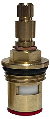 Ersatz-Heißwasserhahn-Kartusche, Wasserhahn Ersatzteile, Mischbatterie Kartusche, Keramikventil, 28 Zähne x 52 mm Höhe, kompatibel mit SMR San Marco 3602R / (3419R)