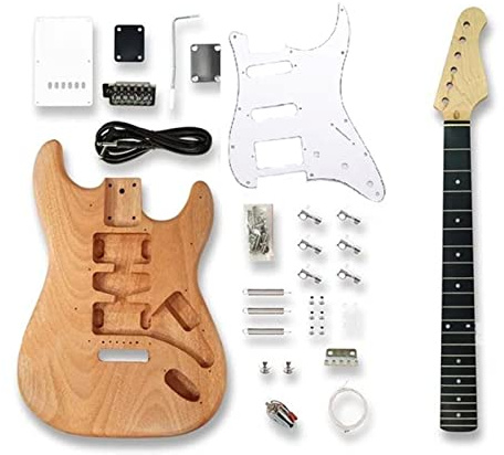 Fachmann E-Gitarren-Bausatz E-Gitarren-Bausatz Unvollendeter Bausatz Für Professionelle Elektrische Gitarreninstrumente Selbstbau Gitarrenkit