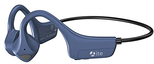 YouthWhisper Bluetooth Bone Conduction Headphones Navy Open Ear Headphones for Workouts, Blue Wireless Headset for Running