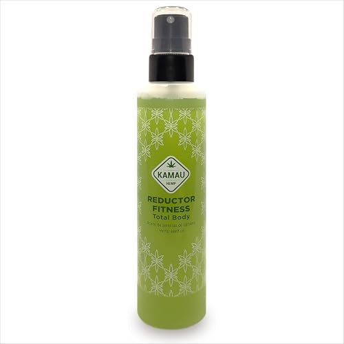 Ayuda a reducir la Grasa y Celulitis con un estilo de vida saludable - Spray Corporal KAMAU 200 ml - Hidratante con Aceite de Semillas de Cáñamo, Anís Verde y Boj - Antioxidante y Reafirmante