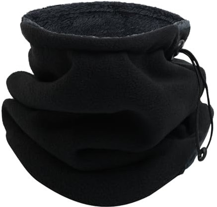 Yenvory Écharpe Loop pour homme et femme, tube de cou en polaire pour l'hiver, le sport et le vélo, écharpe de ski chaude, écharpe ronde et cache-cou, masque coupe-vent pour l'extérieur et la moto,