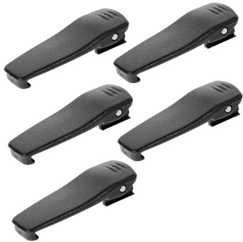 YARNOW 5pezzi Clip Per Clip Da Cintura Per Interfono Clip Di Ricambio Supporto Per Custodia Portatile Clip Per Per Cinturino Per Compatibile