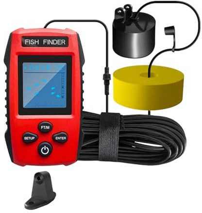 QSTDGVPW Sonda de Profundidad Portátil de 100 M para Pesca en Mar Y Río.