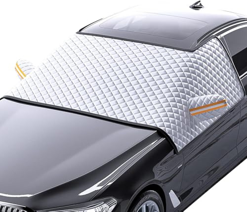 AGYF Couverture Pare-Brise Voiture pour Renault Talisman 2015-2022 L43, Bache Pare Brise Bache Pare Brise Protection,Anti-Neige Et Antigel Facile à Utiliser