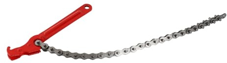Llave de Filtro de Aceite de Cadena Ajustable, Alicates Duraderos para Herramienta de Extracción Universal, Filtros de 14 Cm de Diámetro, Construcción de Aleación de Aluminio para Reparación