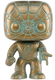 Funko POP! Marvel 80th Anniversary - Spider-Man [Patina] # 495 - Target Exclusive
