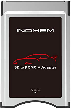 Sinobright Adaptador de Tarjeta de Memoria PCMCIA a Tarjeta SD SDHC a PC Lector convertidor de Tarjetas para Mercedes Benz S, E, C, GLK, CLS Class COMAND APS Sistema Reproductor Multimedia