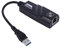 Tarjeta de Red USB 3.0 con Cable, USB 3.0 Tarjeta de Red sin Unidad Gigabit 10/100 / 1000M Adaptador de Red USB 3.0 a RJ45 Gigabit Ethernet LAN con Cable para OS X para para Linux