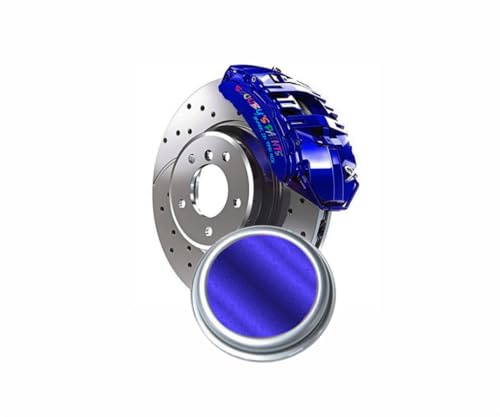 SCOOBYS PAINTS BACK IN THE MIX High Heat Resistant Gloss Brake Caliper Paint Wheel Engine Restore Metal (30Ml Tester Bottle, Estorli Blue)