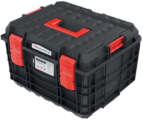 Kistenberg C Block Pro Werkzeugkoffer, Schwarz und Rot