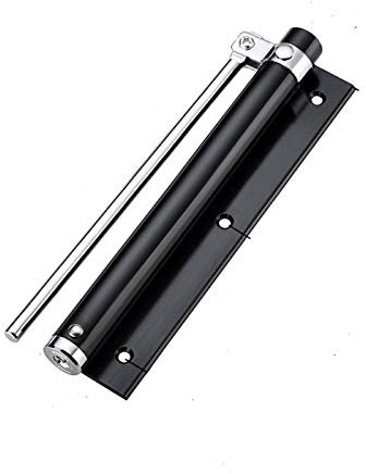 Cierrapuertas for puerta interior Puerta ajustable Puerta automática Muelle de puerta automático doméstico for puerta nominal Cierrapuertas for puerta exterior (Color : Big Black)