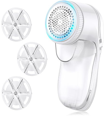 Fusselrasierer, Fusselentferner Mit 3 Austauschbaren Klingen, Fusselrasierer Elektrisch Aufladbar, Fusselrasierer Kleidung/Bettzeug/Möbel, Entfusseler Gerät Elektrisch, Lint Remover Clothes