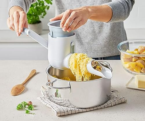 Betty Bossi Kartoffelstock-Blitz 32154 – Schnell & Einfach Kartoffelpüree zubereiten, Manuell, Ohne Strom, Perfekt für Cremigen Kartoffelstock