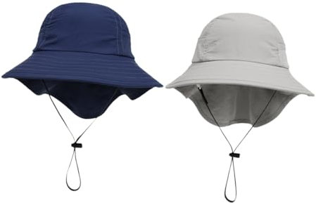 ANDRESLAD 2stücke Junge Mädchen Sonnenhut Leicht Und Atmungsaktiv Für Sommeraktivitäten Uv-Schutz Für Strand Reisen Und Outdoor-Spiel