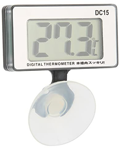 Water Proof Aquarium FishTank Thermometer with Super Suction Cup, Accurate Temperature Measurement for Indoor & Outdoor, Fashionable Appearance, Small Size