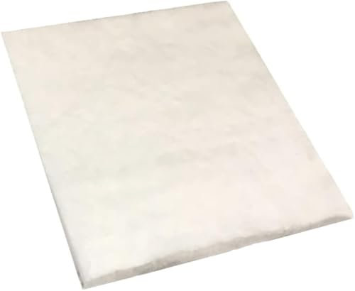 Porcelain Fireproof Ceramic Fibre Plates Insulation Fire Blanket for Stoves,Furnace,Kilns Bricks,Boilers,Blacksmithing,1Pcs(300mmx200mmx20mm)