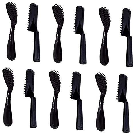 DECOMELODY Lot De 20 Peignes De Coloration Pour Cheveux De Salon Taille Moyenne En Plastique Léger Accessoires Professionnels Pour Soins Capillaires Et Coloration à Domicile