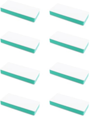 Pro Bamboo Kitchen 8PCS Double Sided Polishing Sponge Set 6000 Grit Multi Purpose Manual Foam Sanding Blocks for Watch Band Polishing Cleaning Automotive Work 3.5 x 1.6 x 0.5 inches