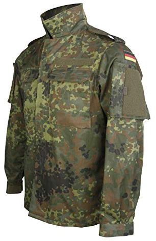 Leo Köhler BW KSK Kommando Feldbluse Flecktarn Bundeswehr Hemd Camouflage 5 Farb Flecktarn