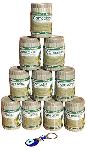 10 x 240g Camsakizi Zuckerpaste zur Enthaarung + Orient Feinkost Nazar Schlüsselanhänger GRATIS