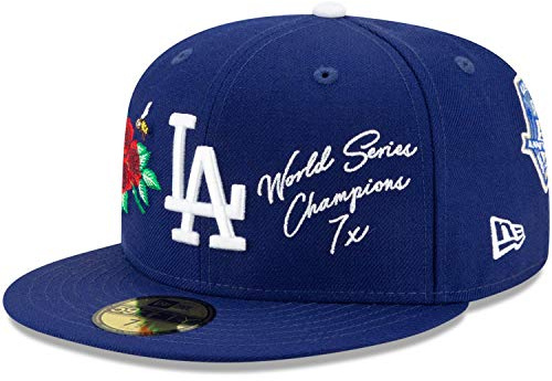 New Era Cappellino 59Fifty Multi Graph DodgersEra Berretto Baseball Fitted cap 7 1/8 (56,8 cm) - Blu